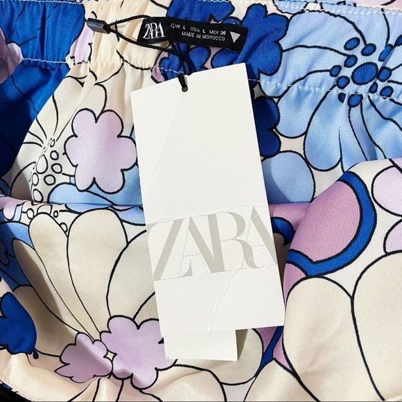 🌴 Mix & Match 2/$150 🌴 Zara Retro Mod Floral Print Strapless Midi Dress - Picture 15 of 16